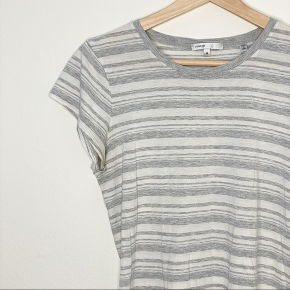 Vince stripes short sleeves top - Picture 3 of 8